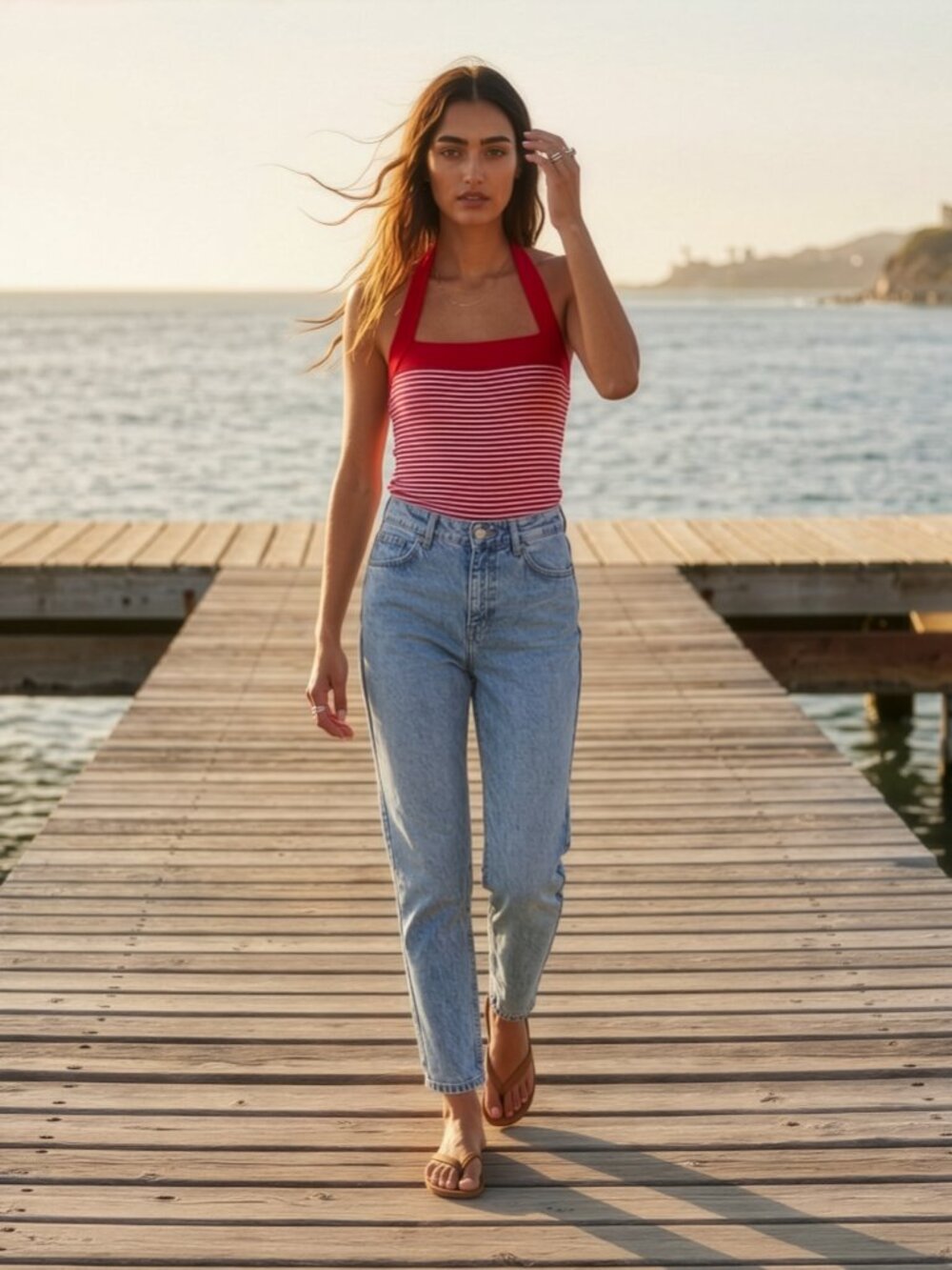 Free People We The Free Mom Ankle Jean Womens Size 27 High Rise Blue OB817396 - Picture 9 of 11